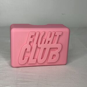 Fight Club Soap Bar Prop Pink Iconic Movie Decor Man Cave Gift Holder